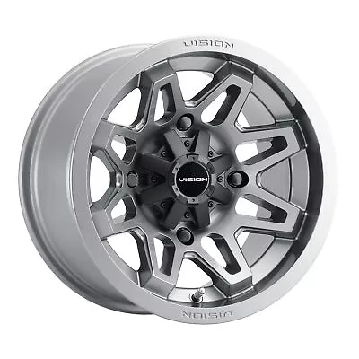 14x7 Vision 416 Se7en Gunmetal UTV Wheel 4x137 (2.5mm) • $82.88