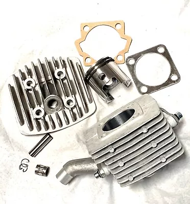 47mm 66 80CC Motorized Bicycle Engine Cylinder Head Set Piston KIT 8mm 1 1/16  B • $41.39