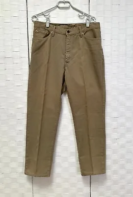 Vintage Edwin Jeans Mens 36x30 (33x27 Actual) Beige Denim American Slim 90s • $24.99