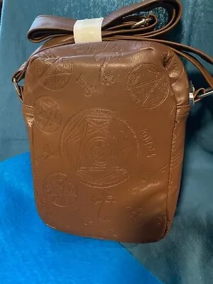 Buckle Down Supernatural Vegan Leather Crossbody Zip Purse Bag - NEW • $37