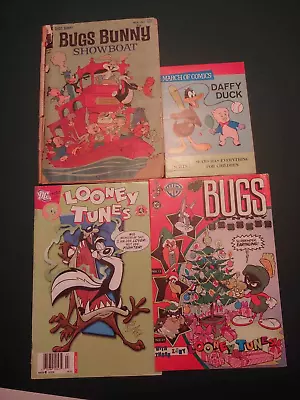 Lot Of 4 BUGS BUNNY Looney Tunes Taz& Daffy Duck/Porky Comic Books • $14.99