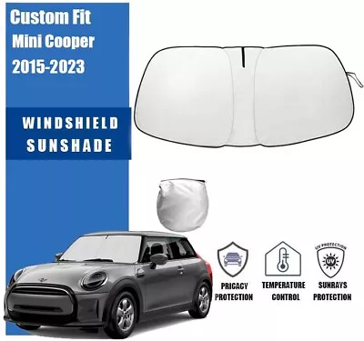 Custom For Mini Cooper 2015-2023 Windshield Sunshade Window Sun Visor Protector • $16.99
