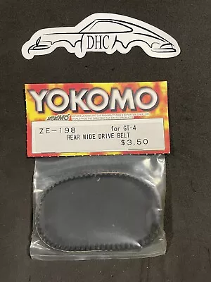 Yokomo Vintage RC Car Part # ZE-198 Wide Rear Drive Belt For GT-4 • $14.99