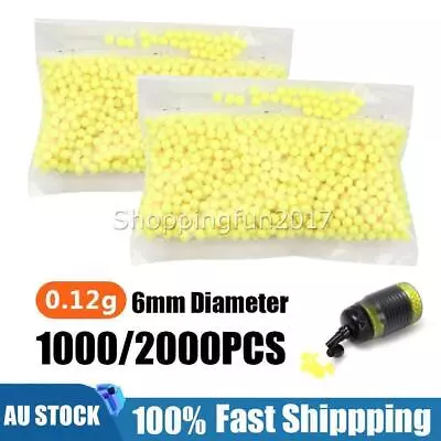 NEW Yellow Hard Airsoft Pellets BB Strikeball 0.12g - 6mm Tactical BB Balls OZ • $106.45