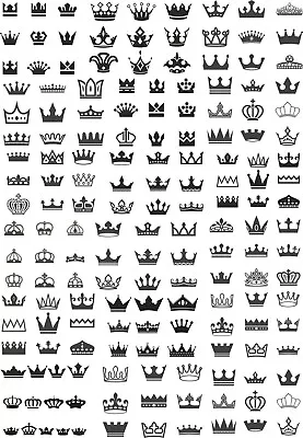 Crown File Vector Pack Corel Draw  Design   • $9.99