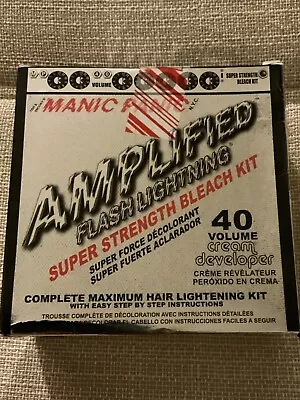 MANIC PANIC Amplified Flash Lightning Hair Bleach Kit 40 Vol Vegan/Cruelty Free • $5.99