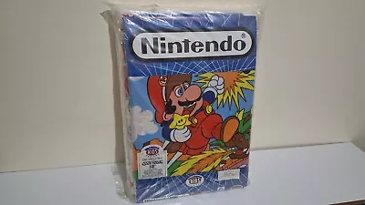 RARE 1992 Nintendo Super Mario Zelda Vintage Duvet Set Pillowcase Cover SNES NES • £239.99