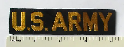 Unused 1960s Early Vietnam War Vintage US ARMY Issue Pocket PATCH Yellow & Black • $9.95