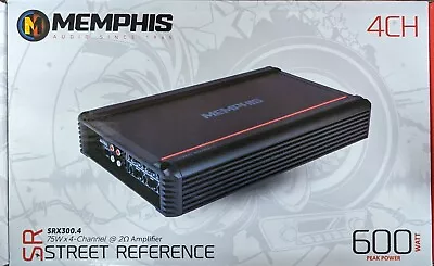 Memphis Audio 300W 4 Channel Amplifier Car Audio Amp Street Reference SRX300.4 • $128.95