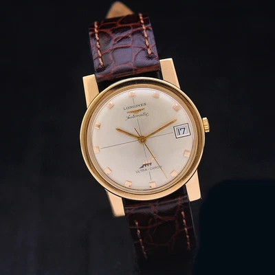 £1632.20 • Buy Longines Ultra-Chron Date 70s 18 Carats Gold Ref 7826 Automatic Cal 431 Serviced