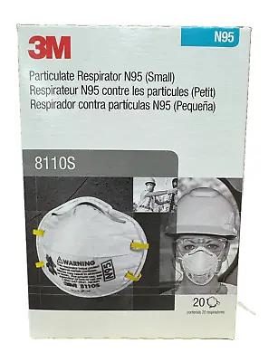 3M 8110S N95 Particulate Masks (Case = 160 Masks)  ON SALE ! • $49.99