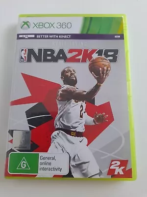 NBA 2K18 Xbox 360 Complete • $40