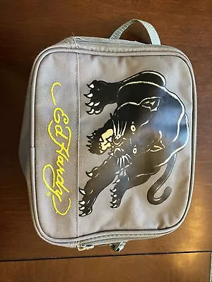 Vintage Y2K Ed Hardy Panther Cross Body Handbag Pocketbook Lunchbox • $25