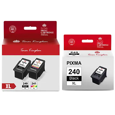 PG-240 XL CL-241 XL Ink Cartridges For Canon PIXMA MG2120 MG3220 MG3620 MX512 • $16.59