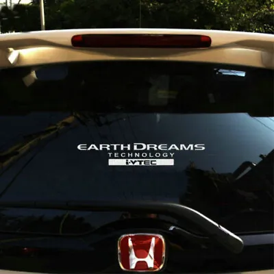 2x Adhesive Vinyl Earth Dream I-VTEC Car Sticker Window Decal Emblem For Civic • $15
