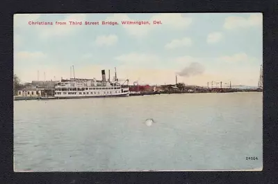 Wilmington DE Delaware Third Street Bridge Christiana New Castle County Postcard • $9.99