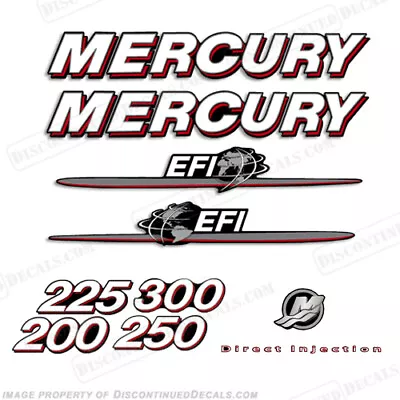 Fits Mercury 200hp-300hp EFI Decal Kit 2007 - 2012 225hp • $104.95