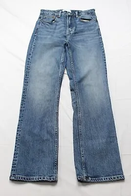 Zara Women's TRF High Waisted Stove Pipe Slim Fit Jeans JW7 Blue Size 4 NWT • $29.99