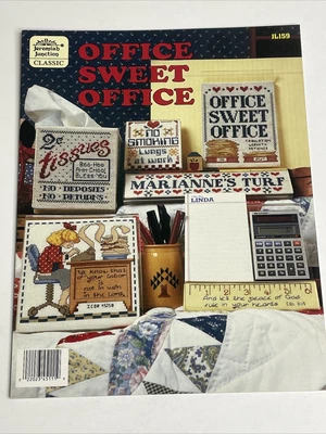 $7.50 • Buy Jeremiah Junction Office Sweet Office Cross Stitch Pattern