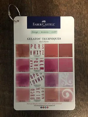Faber-Castell Gelatos Techniques 7 Plastic Cards NEW • $9