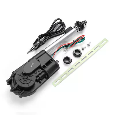 Universal Electric Power Automatic Antenna Car SUV Radio Mast Aerial AM FM DC12V • $36.09