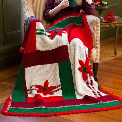 £4.49 • Buy Large Christmas Blanket / Throw  45 X 56” - Full KNITTING PATTERN