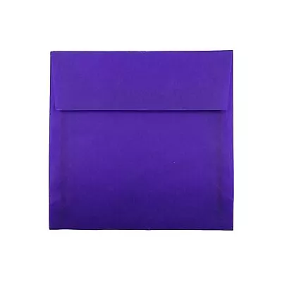JAM Paper 5.5x5.5 Square Translucent Vellum Invitation Envelopes Primary Blue • $58.99