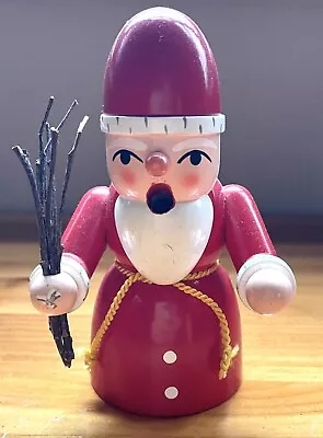 Christmas Wooden German Santa Claus Smoker Incense Burner Germany MISSING BASE • $15