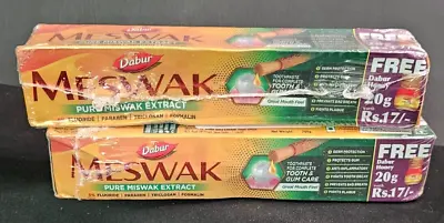 2x Dabur Meswak:Helps Fight Plaque Cavity And Tooth Decay-400 Gram(200gm*2 • $18.69