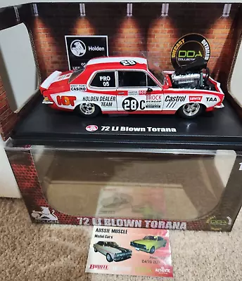 $100 • Buy 1:24 DDA608 Holden LJ GTR XU1 Torana Blown #28C Peter Brock 1972 Bathurst Winner