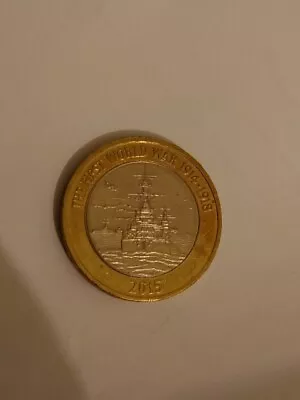 Two Pound Coin Circulated £2 2015 First World War Centenary Navy • £3