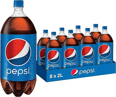 Pepsi Soft Drink 8 X 2L | NEW AU Free Shipping • $34.99