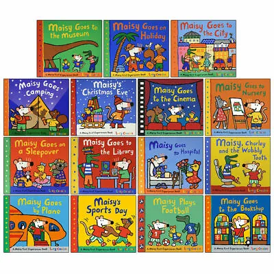 Maisy Mouse First Experience 15 Books Pack Collection Set By Lucy Cousins NEW • £22.23