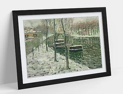 Ernest Lawson Houseboats -framed Wall Art Poster Print 4 Sizes • £37.99