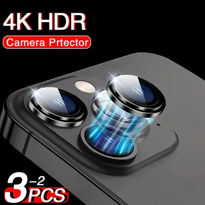 For IPhone 15 14 Pro Max 13 12 11Camera Lens Protector Tempered Glass Case Cover • £3.96