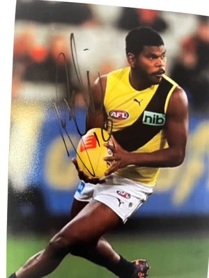 $14.95 • Buy Maurice Rioli Jnr Authentic Hand- Signed Original Photo - Richmond Tigers