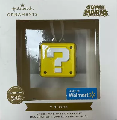 Hallmark Nintendo Walmart Exclusive Super Mario Question ? Block Ornament 2023 • $12.95