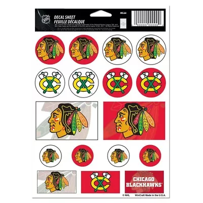Chicago Blackhawks NHL Vinyl Die-Cut Sticker Set / Decal Sheet *Free Shipping • $5.67