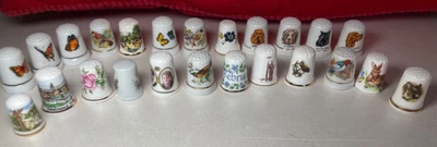 £14.99 • Buy Set Of 24 Mixed China Thimbles