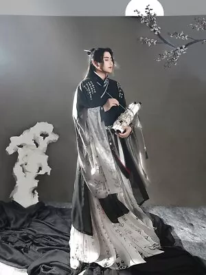 Hanfu Dress Men Chinese Ancient Hanfu Cosplay Costume Party Outfit Daily Sets • £258.28