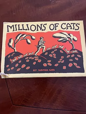 Millions Of Cats By Wanda Gág (1952 Hardcover) • $7.99