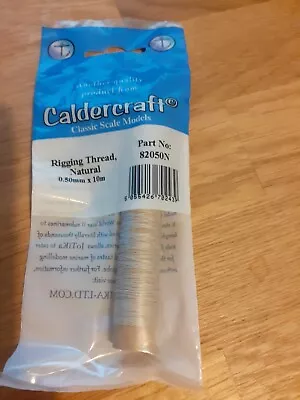 £3.90 • Buy Caldercraft Rigging Thread 0.50mm Natural (10m) (82050N) Model Boat Fittings