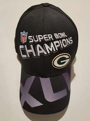NEW Green Bay Packers Super Bowl Champions XLV On Field Reebok Hat OSFA 2011 • $19.99