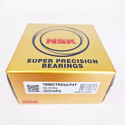 NEW Abec-7 Super Precision Spindle Bearings For NSK 7008CTRDULP4Y (Set Of Two) • $90.57