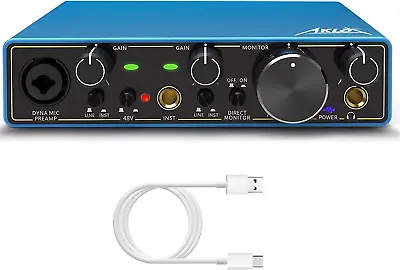 USB Audio Interface  Xrl Audio Interfaces For The Guitarist Vocalist Podcast • $65.99