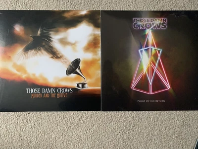 £30 • Buy Those Damn Crows Vinyl - Murder And The Motive & Point Of No Return. Brand New
