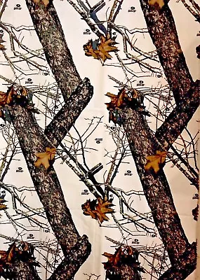 Mossy Oak Breakup Snow Poly Micro Fleece Anti-pill Hunting Camouflage Fabric   • $16
