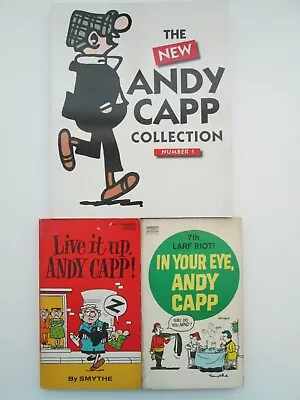 ANDY CAPP LOT 3~Reg Smythe~LIVE IT UP~IN YOUR EYE~New Collection 1~COMIC~ • $4.98