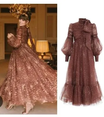 Zimmerman Tempo Ruched Glitter Gown • $1800