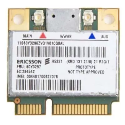 IBM Ericsson H5321GW 60Y3297 3G WWAN Card For Thinkpad X1 Carbon X230 W530 T430 • £15.70